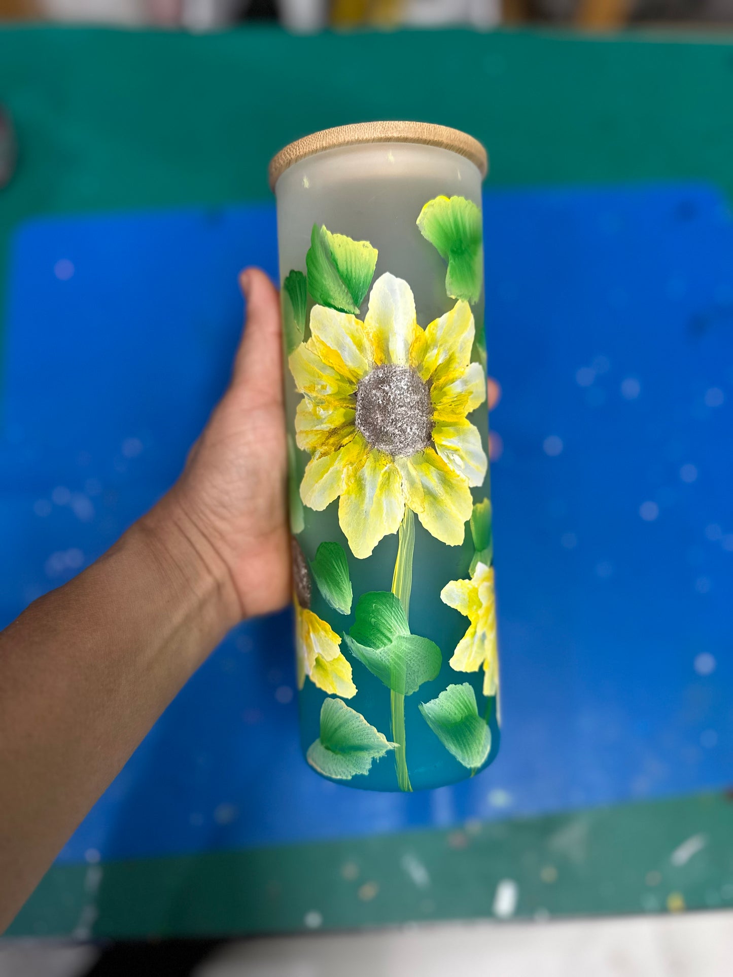 Hand painted Tumbler