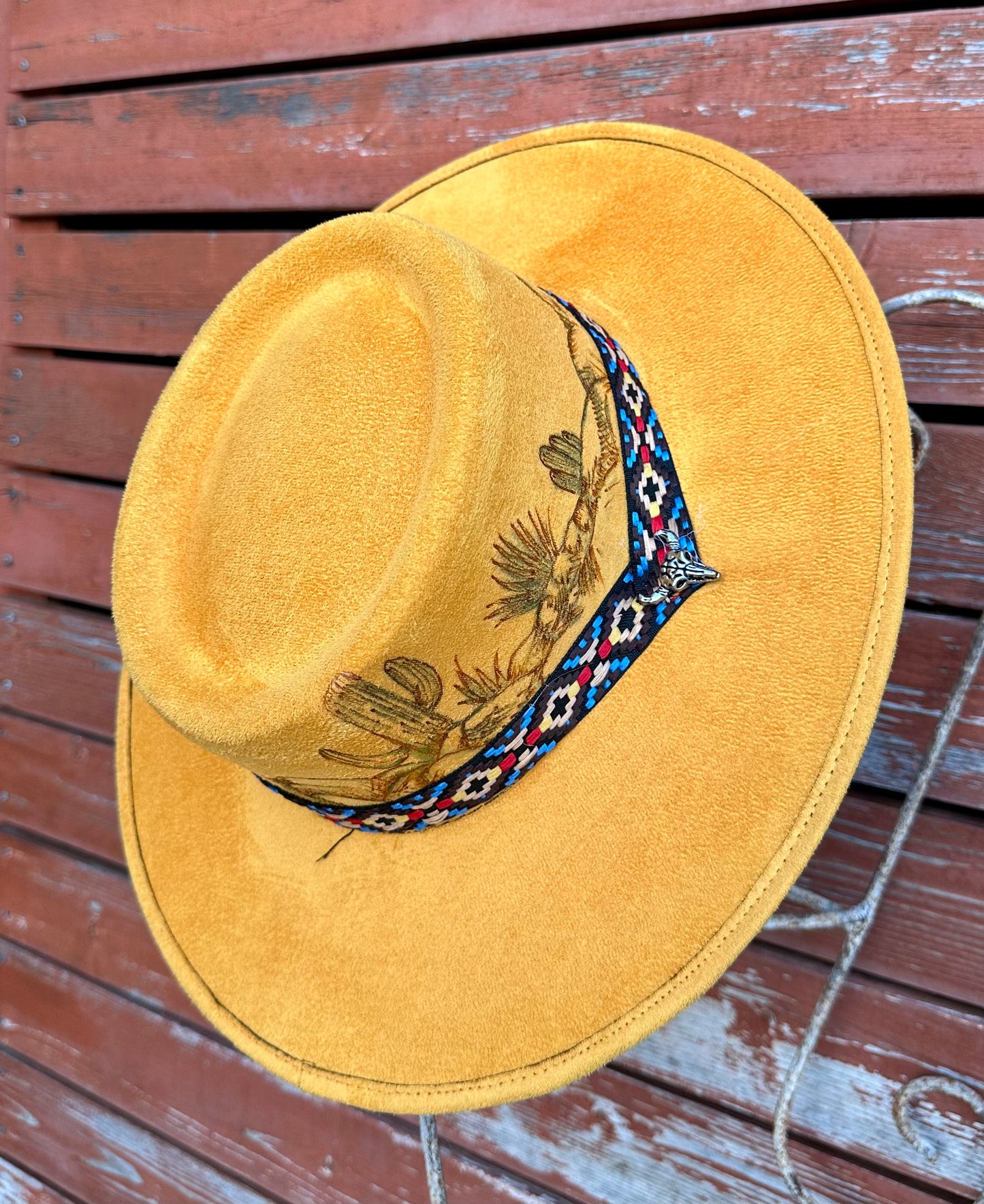 Southwest Yellow Boater Hat