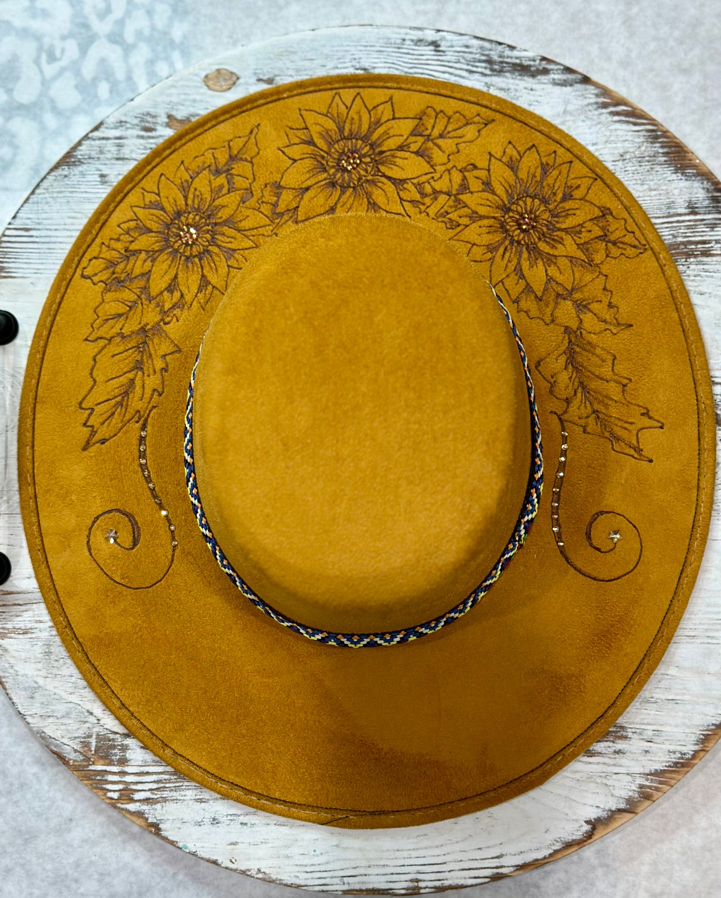 Mustard Sunflower Hat