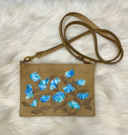 Repurposed Genuine Leather crossbody Bag