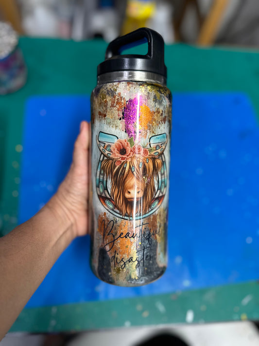 Yeti 36 oz Throwdown “Beautiful Disaster “ Tumbler
