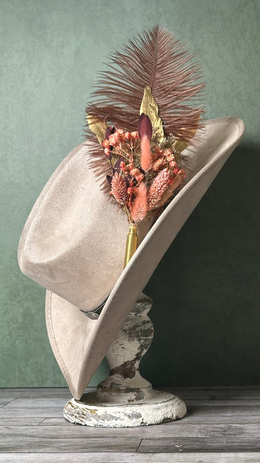 Bullet Casing Feather Pin (I)