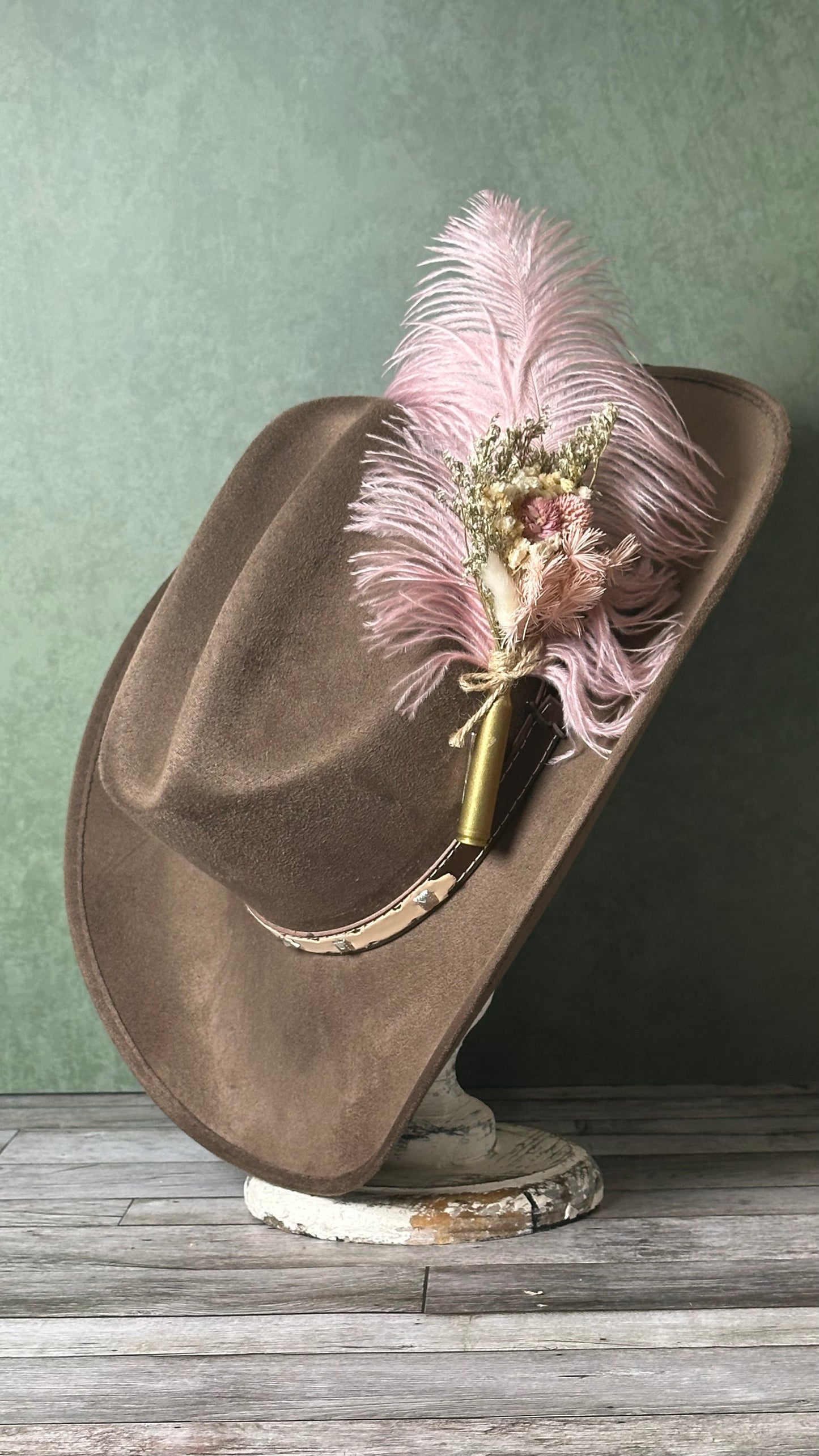 Bullet Casing Feather Pin (V)