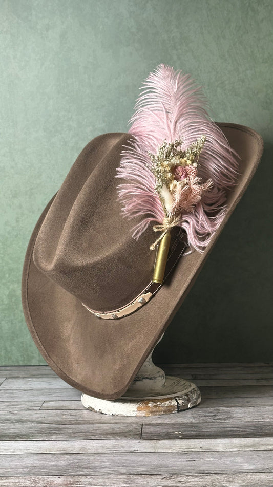 Bullet Casing Feather Pin (V)