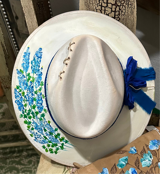 Blue Bonnet Hat