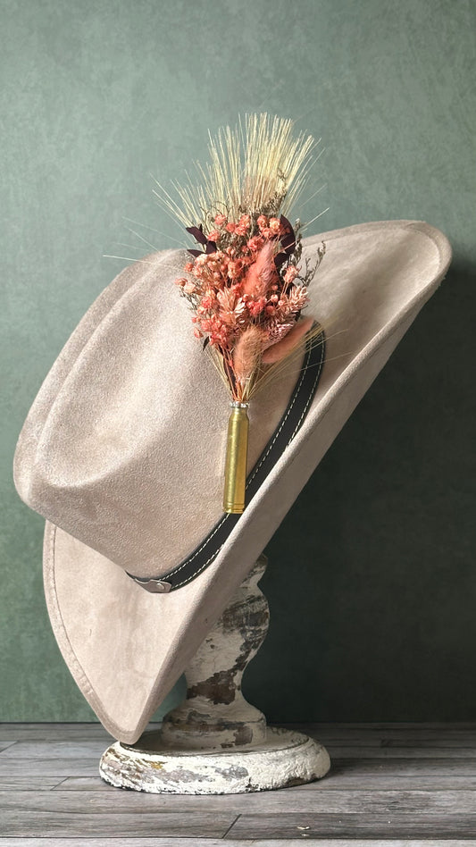 Bullet Casing Feather Pin (K)