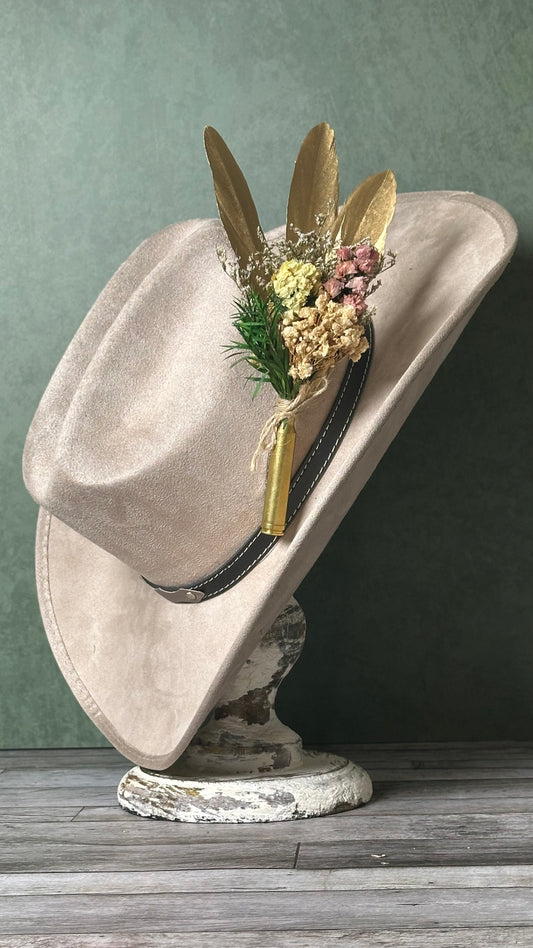 Bullet Casing Feather Pin (M)