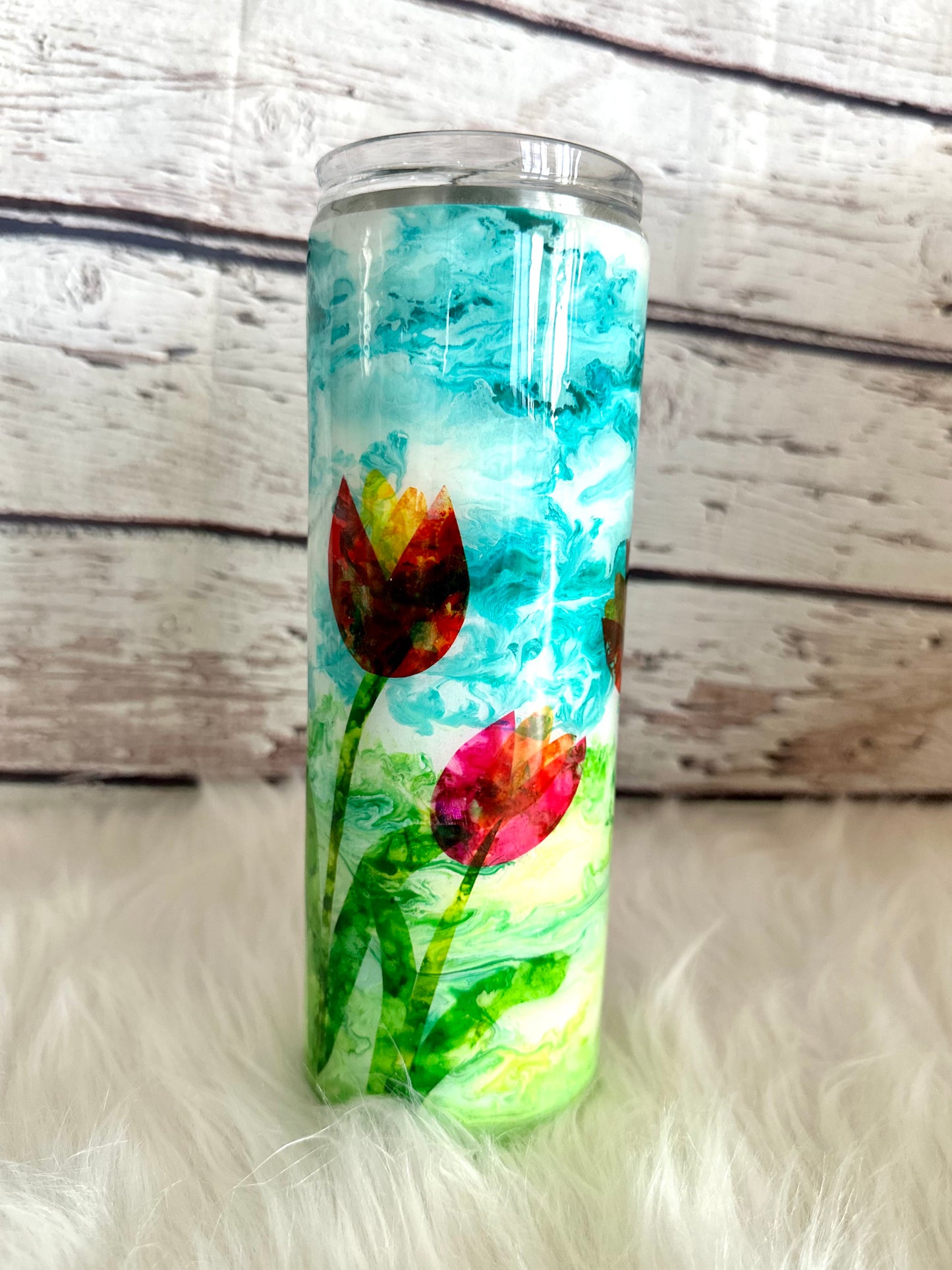 Tulips agains the Blue Sky 20 oz RTS Tumbler