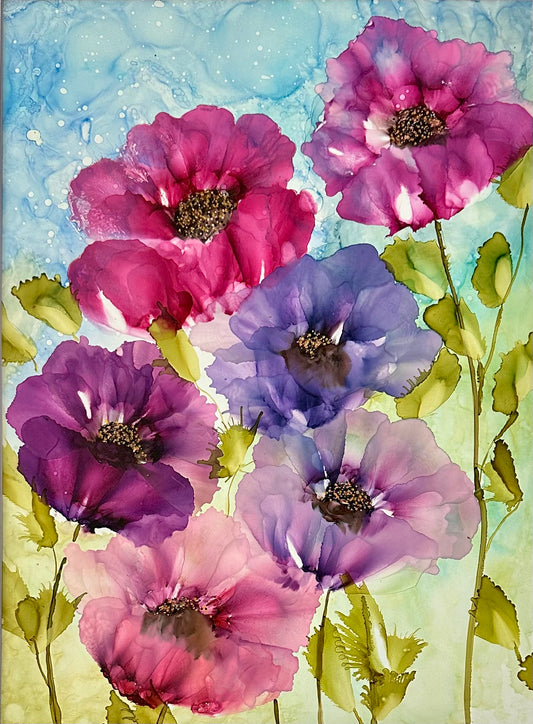 Flowers in Bloom 16 x 12