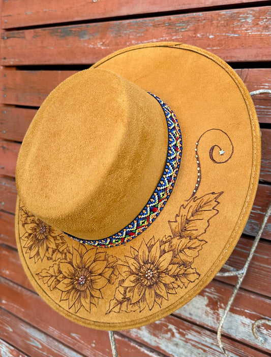 Mustard Sunflower Hat