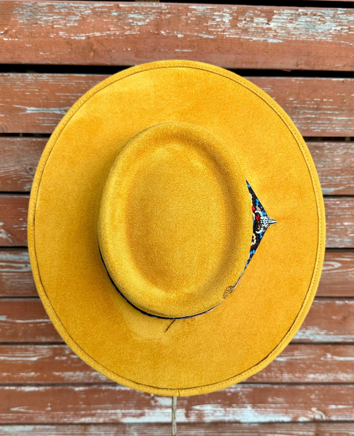 Southwest Yellow Boater Hat